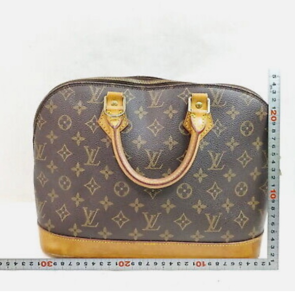 Louis Vuitton LV Hand Bag Alma Browns Monogram - Picture 2 of 11